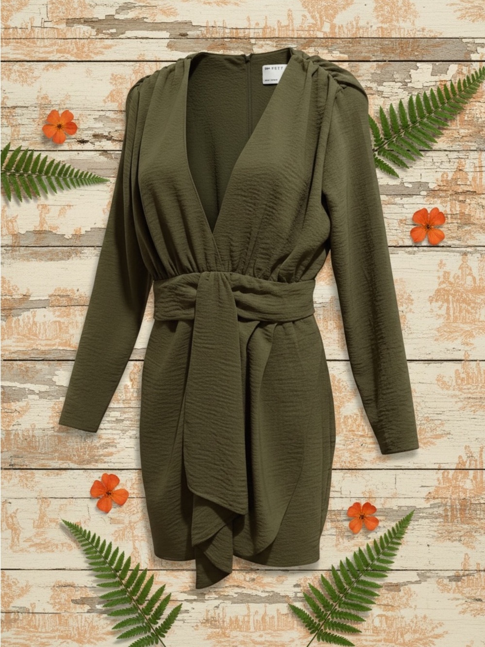 ASOS Greek goddess draped cocktail dress